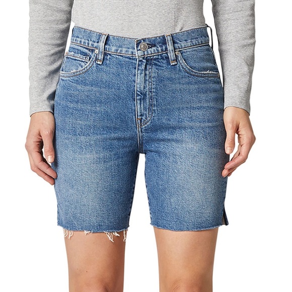 Hudson Jeans Pants - Hudson Hana Mini Biker Short in Underpass